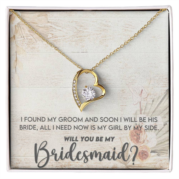 Will You Be My Bridesmaid | Forever Love Knot Necklace