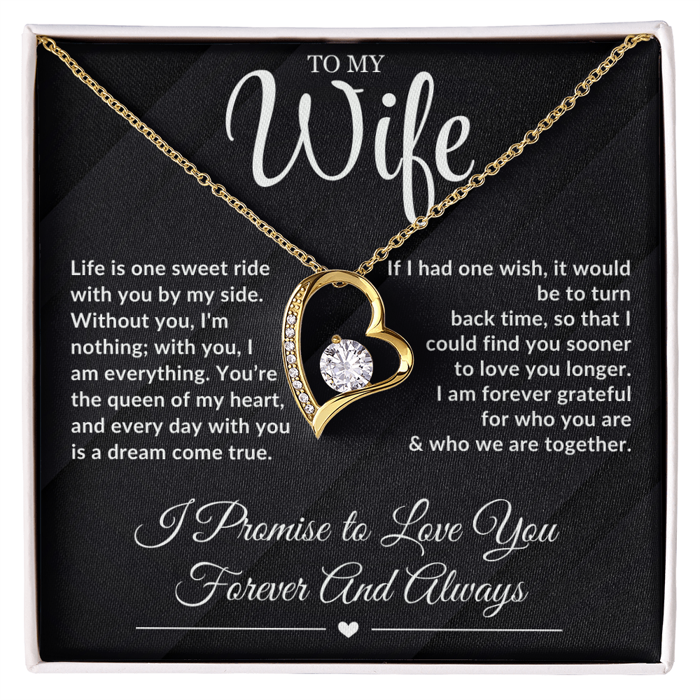 To My Wife: "The Heart of Our Family" Forever Love Masterpiece
