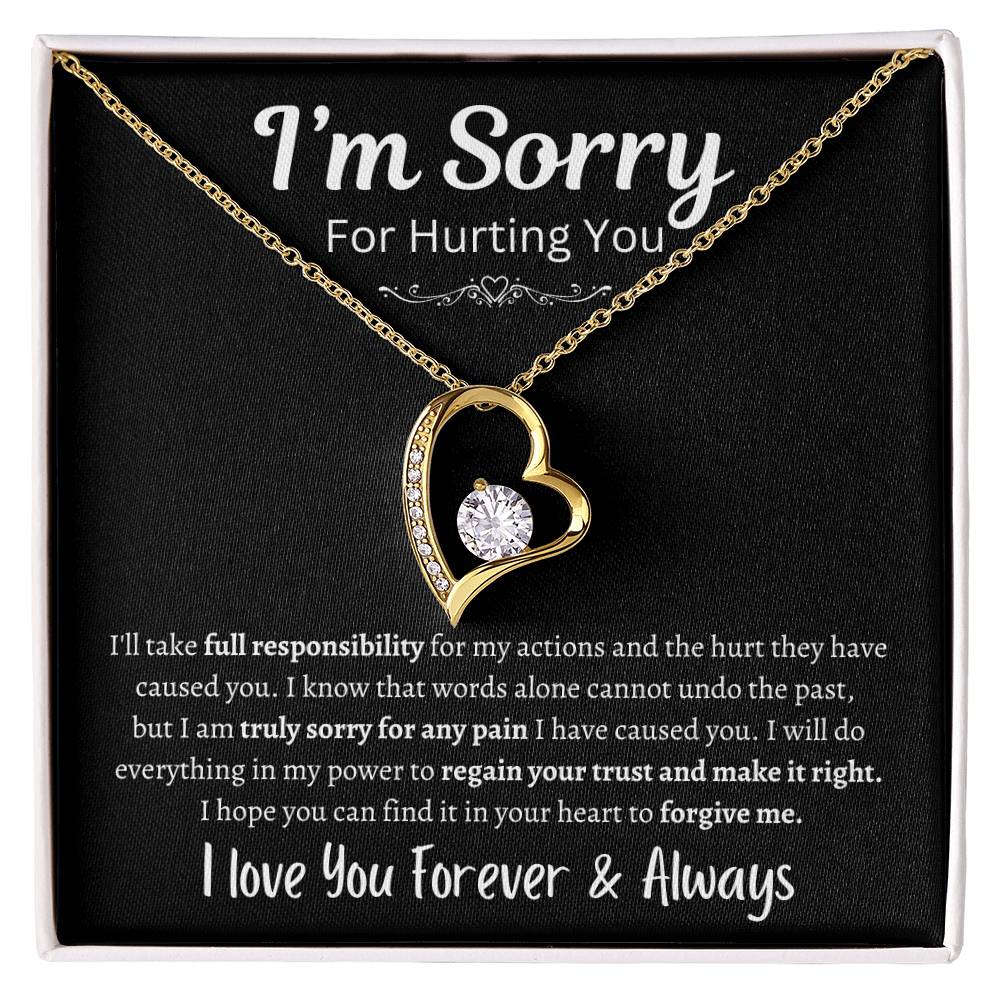 [ALMOST SOLD OUT] I'm Sorry For Hurting you | Forever Love Knot Necklace