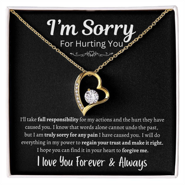 [ALMOST SOLD OUT] I'm Sorry For Hurting you | Forever Love Knot Necklace