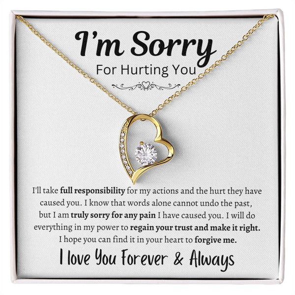 [ALMOST SOLD OUT] I'm Sorry For Hurting you | Forever Love Knot Necklace