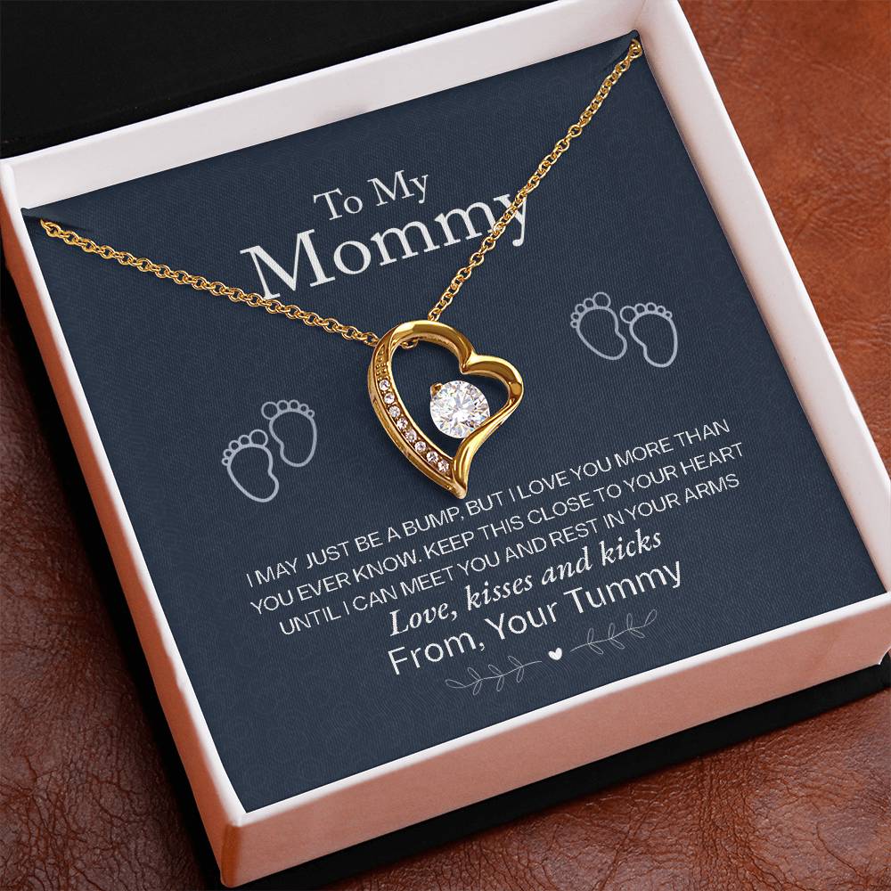 To My Mommy | From You Tummy | Forever Love Necklace