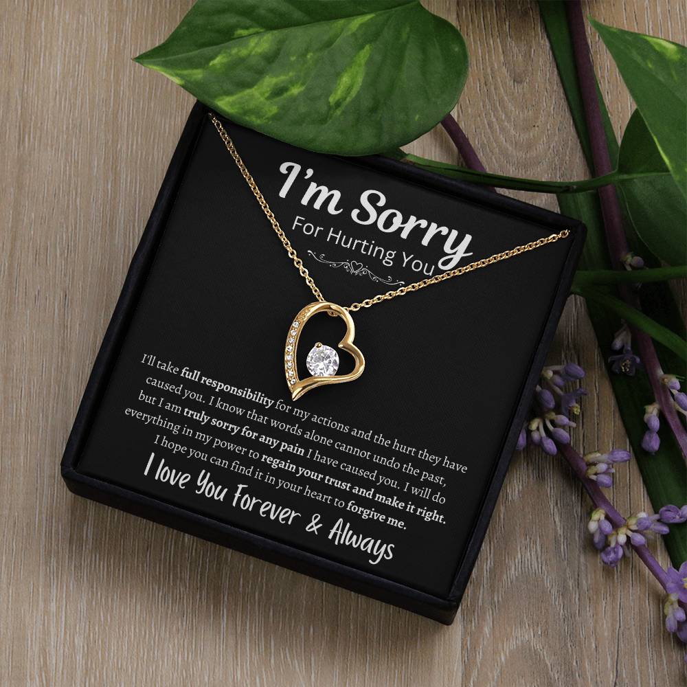 [ALMOST SOLD OUT] I'm Sorry For Hurting you | Forever Love Knot Necklace