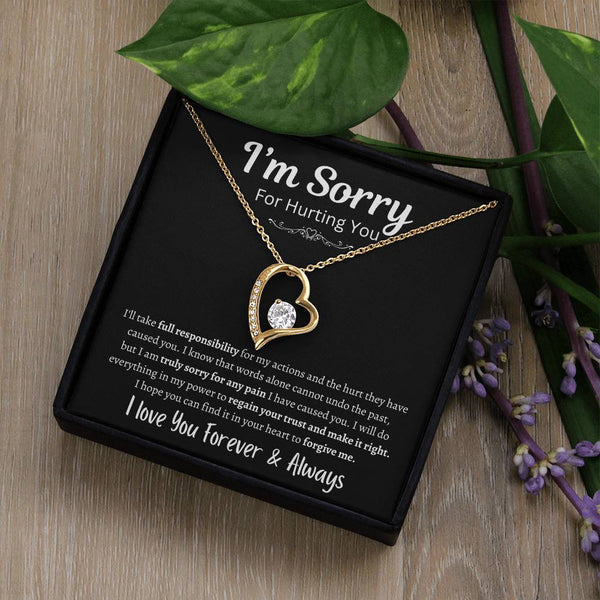 [ALMOST SOLD OUT] I'm Sorry For Hurting you | Forever Love Knot Necklace