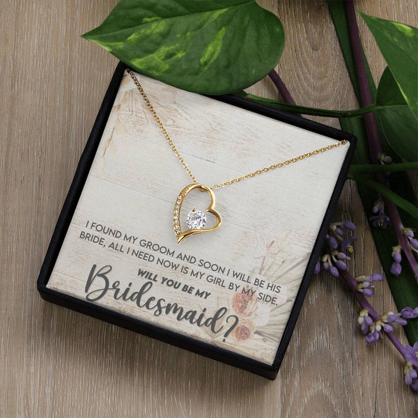 Will You Be My Bridesmaid | Forever Love Knot Necklace