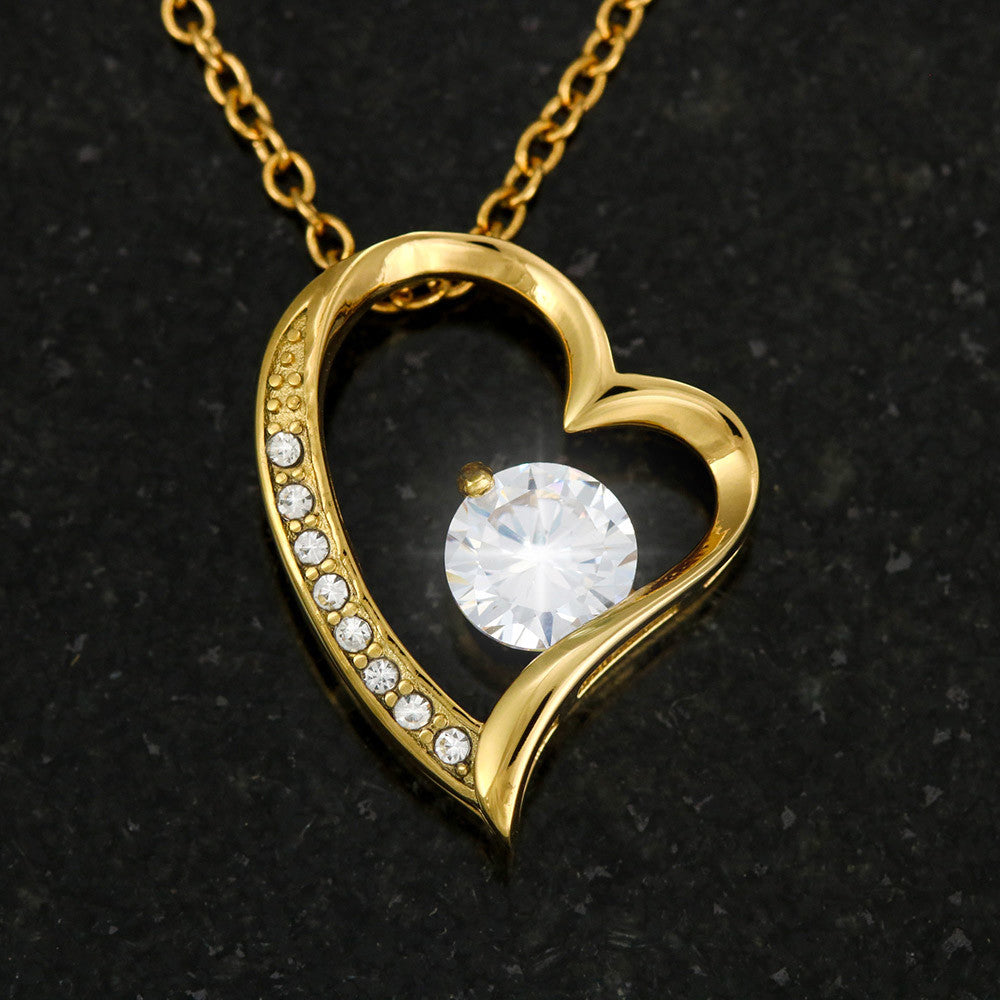 To My Daughter |  The "Straighten Your Crown | Forever Love Necklace