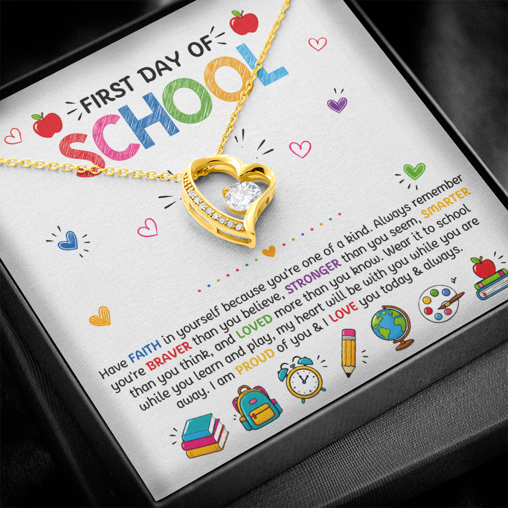 Have Faith Back To School Forever Love Necklace