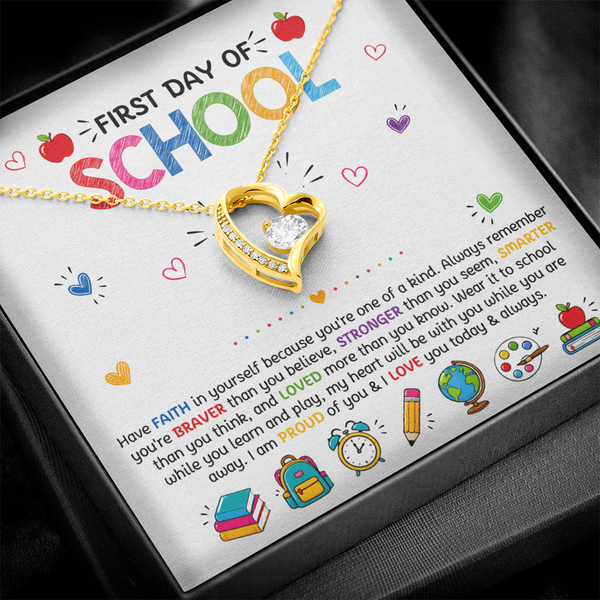 Have Faith Back To School Forever Love Necklace