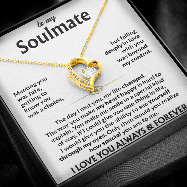 To My Soulmate | The Forever Love Signature Necklace