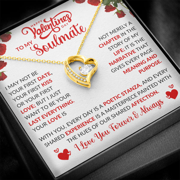 To My Soulmate | Love You Forever and Always | Forever Love Necklace