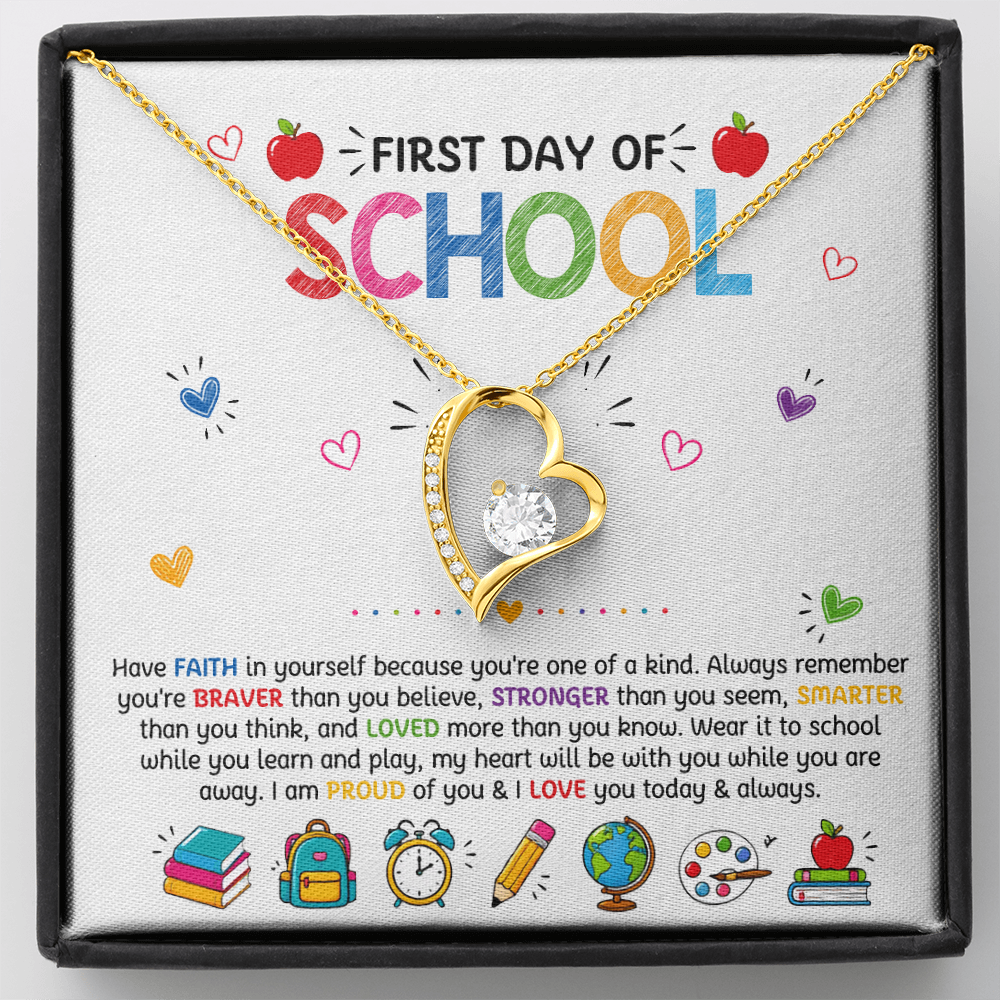 Have Faith Back To School Forever Love Necklace