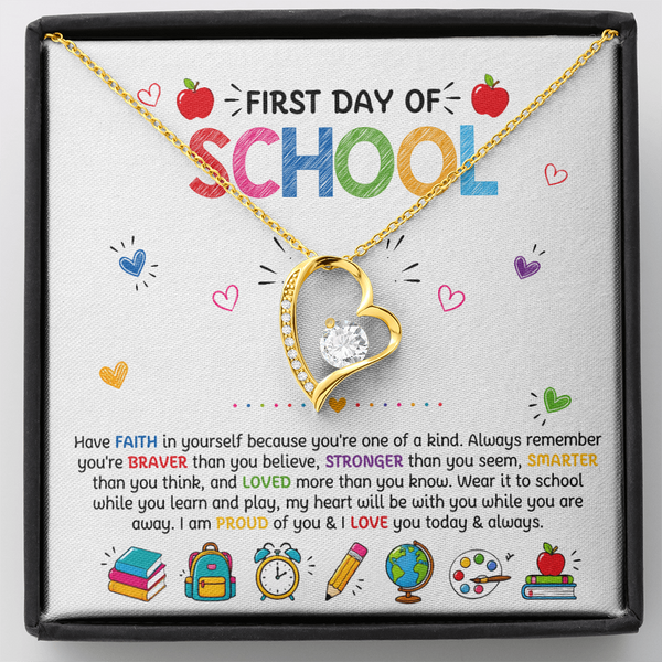 Have Faith Back To School Forever Love Necklace