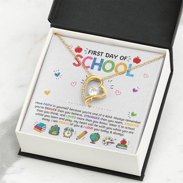Have Faith Back To School Forever Love Necklace