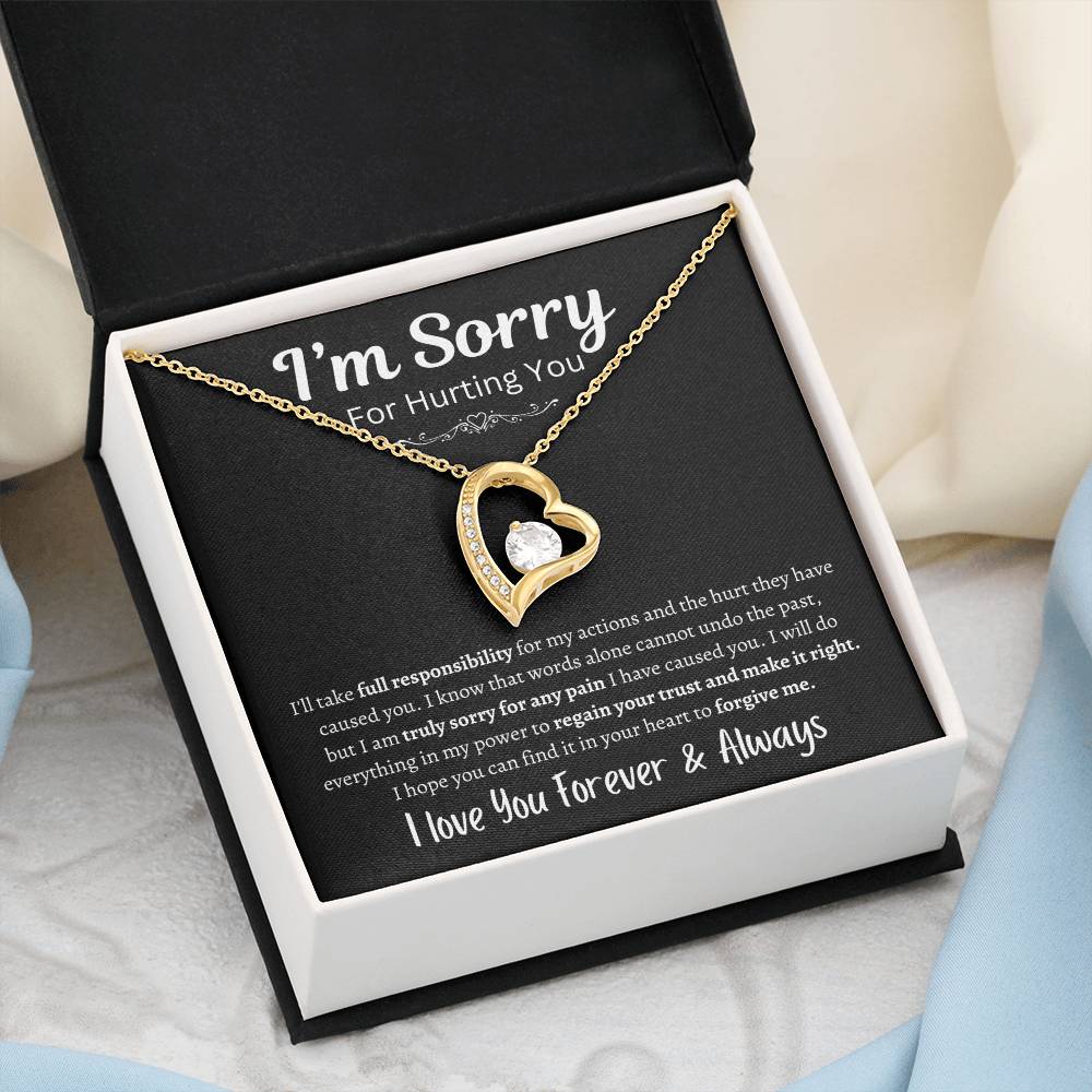 [ALMOST SOLD OUT] I'm Sorry For Hurting you | Forever Love Knot Necklace