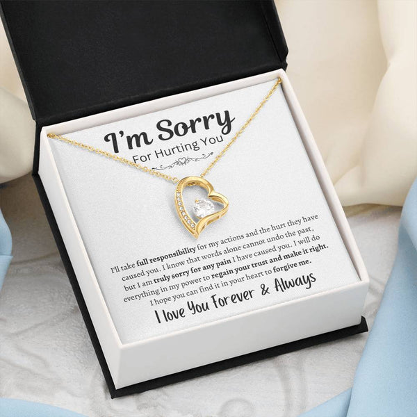 [ALMOST SOLD OUT] I'm Sorry For Hurting you | Forever Love Knot Necklace
