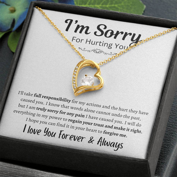 [ALMOST SOLD OUT] I'm Sorry For Hurting you | Forever Love Knot Necklace