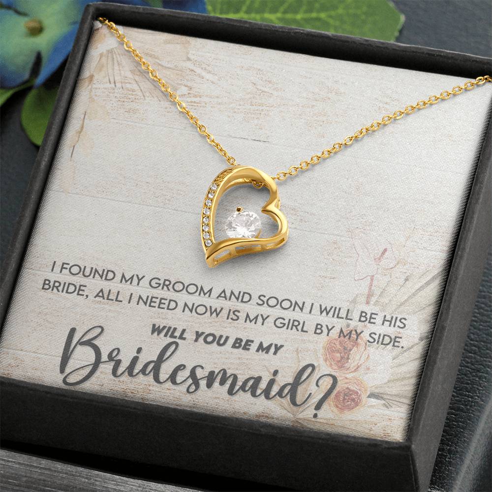 Will You Be My Bridesmaid | Forever Love Knot Necklace