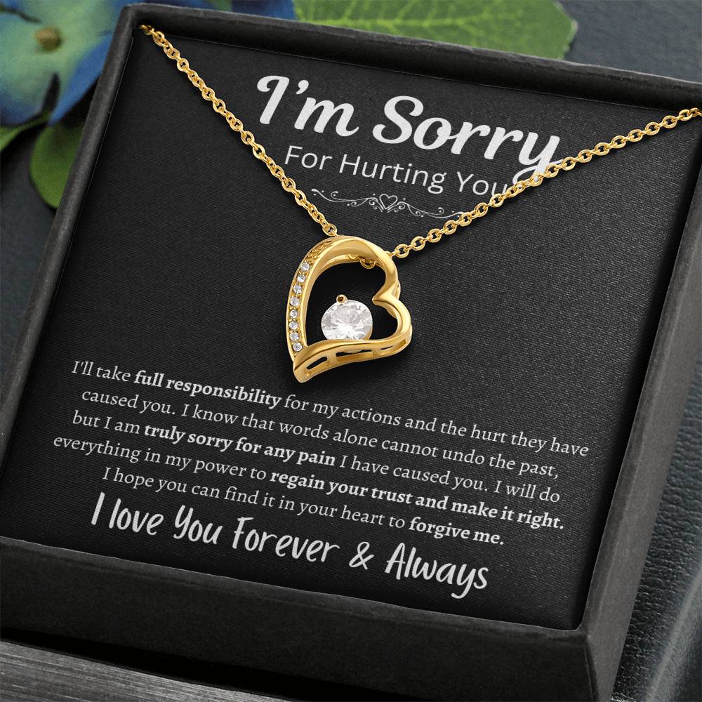 [ALMOST SOLD OUT] I'm Sorry For Hurting you | Forever Love Knot Necklace