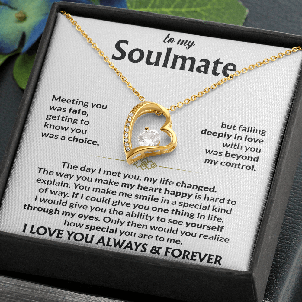To My Soulmate | The Forever Love Signature Necklace