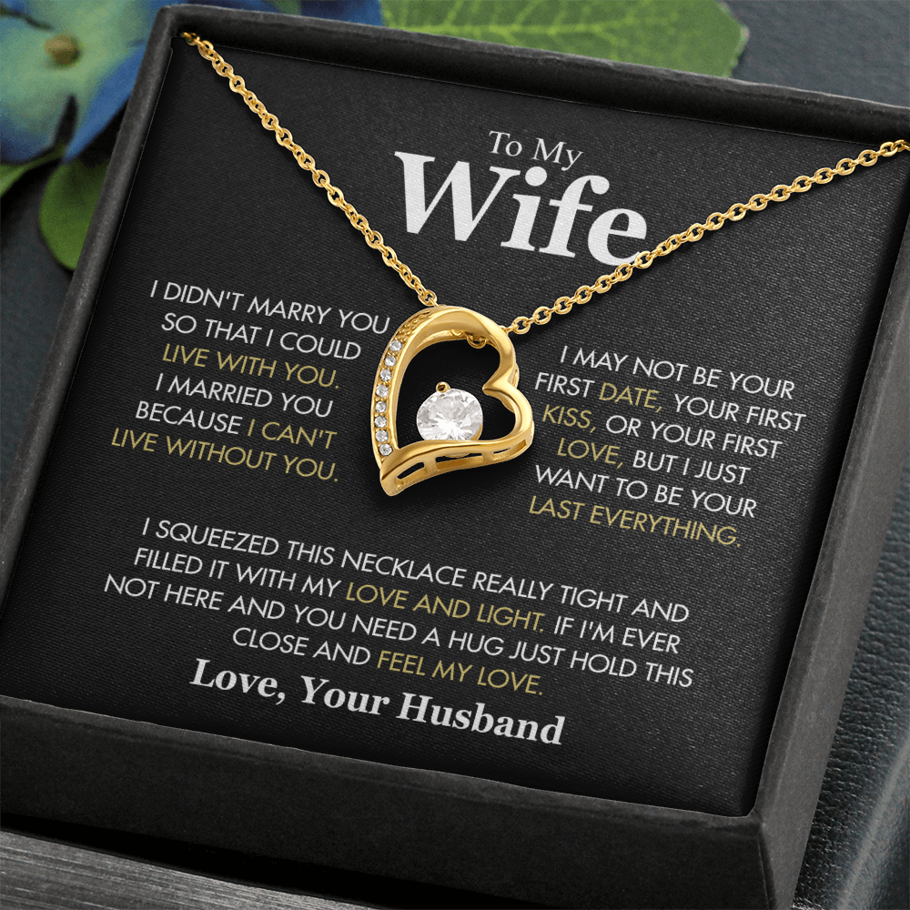 To My Wife: The Eternal Devotion" | Signature Forever Love Necklace