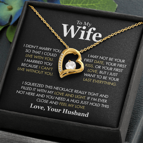 To My Wife: The Eternal Devotion" | Signature Forever Love Necklace