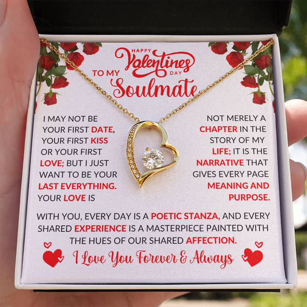 To My Soulmate | Love You Forever and Always | Forever Love Necklace