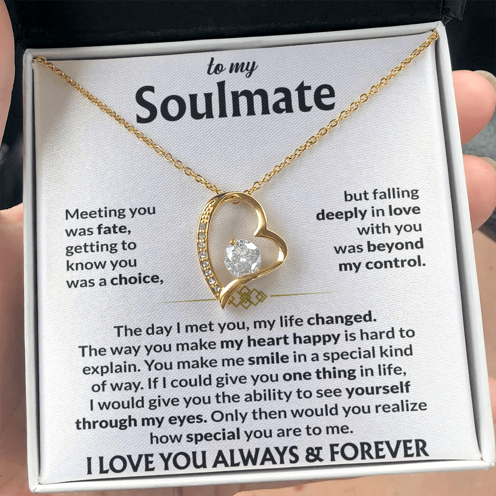 To My Soulmate | The Forever Love Signature Necklace