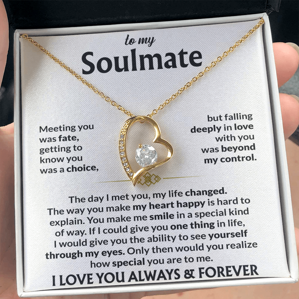 To My Soulmate | The Forever Love Signature Necklace