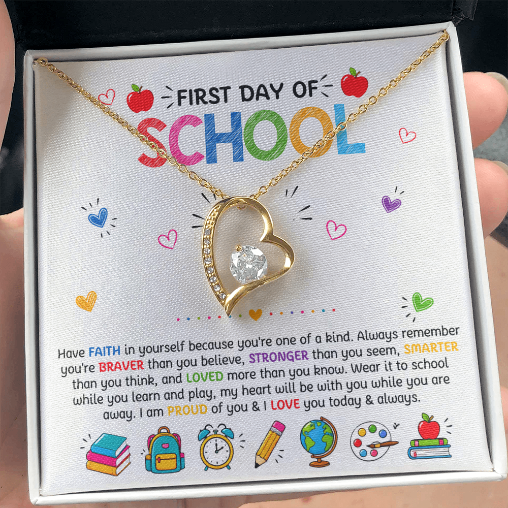 Have Faith Back To School Forever Love Necklace