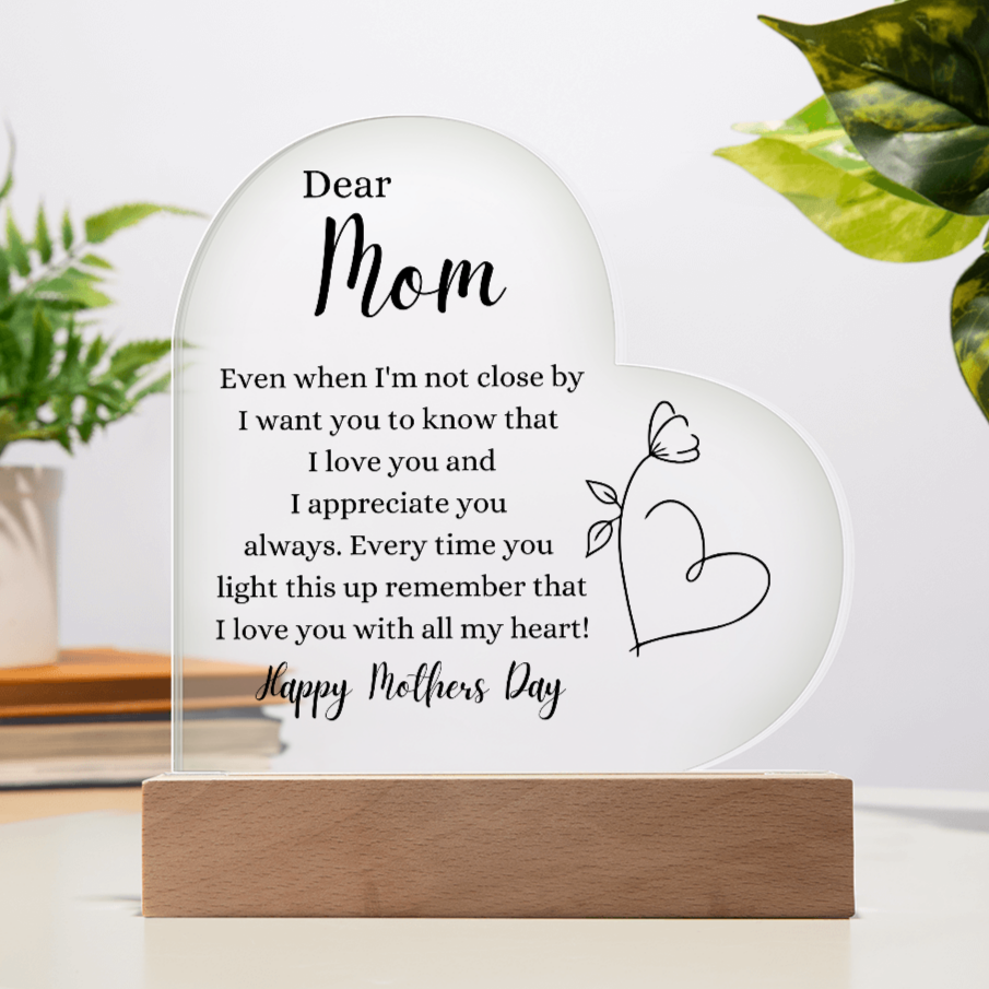 Mother's Day Gift- I Love You With All My Heart