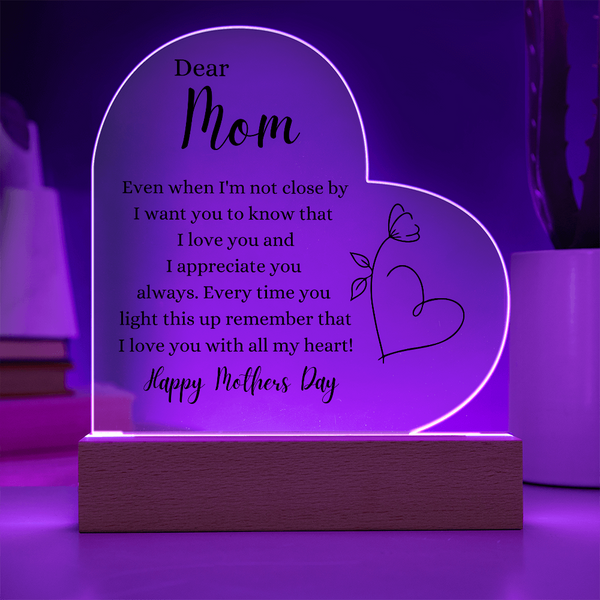 Mother's Day Gift- I Love You With All My Heart
