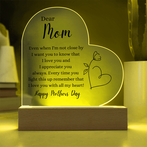 Mother's Day Gift- I Love You With All My Heart