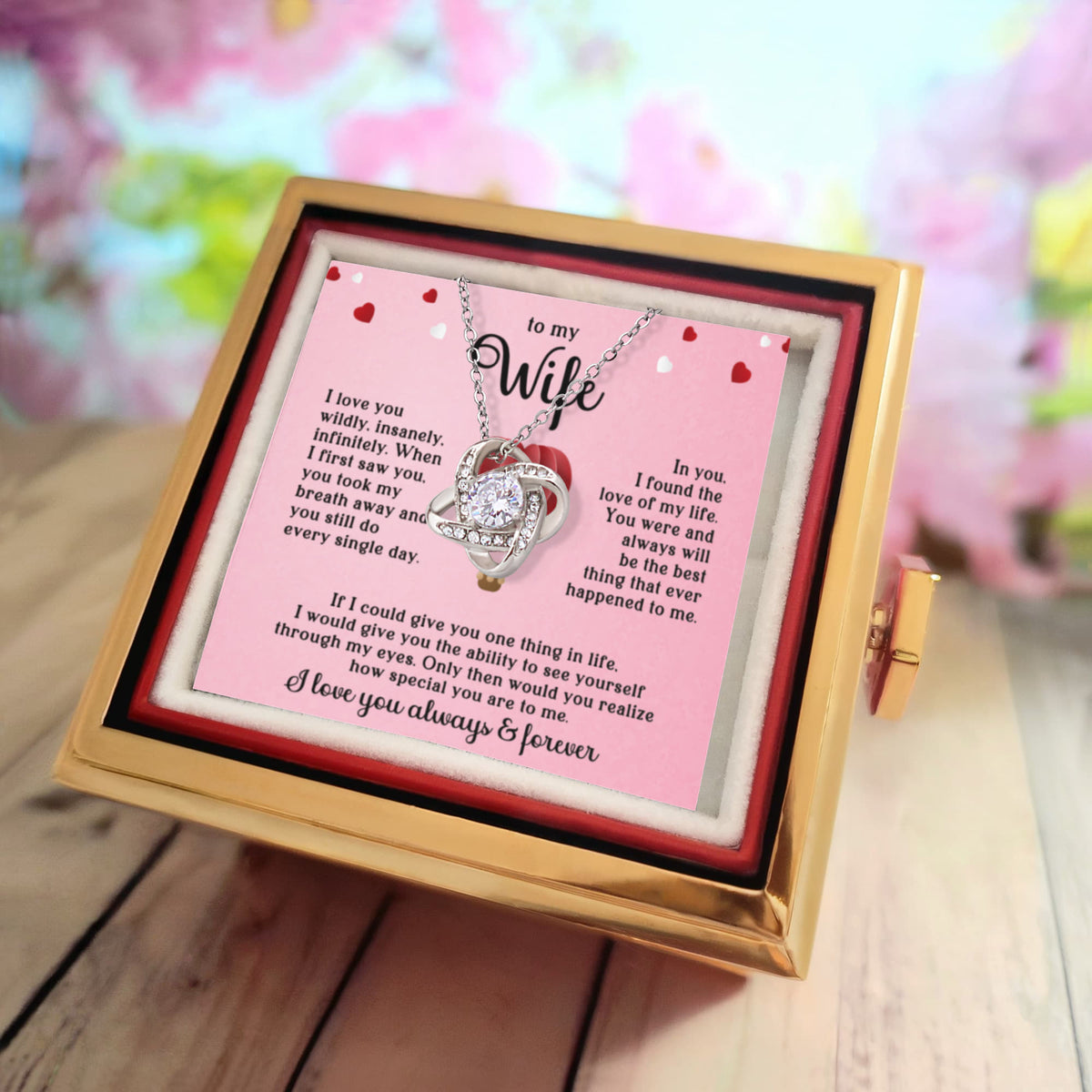 To My Wife | The Eternal Rose Rotating Gift Set