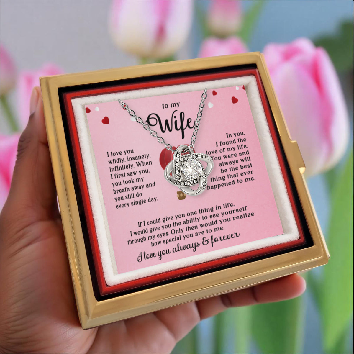 To My Wife | The Eternal Rose Rotating Gift Set