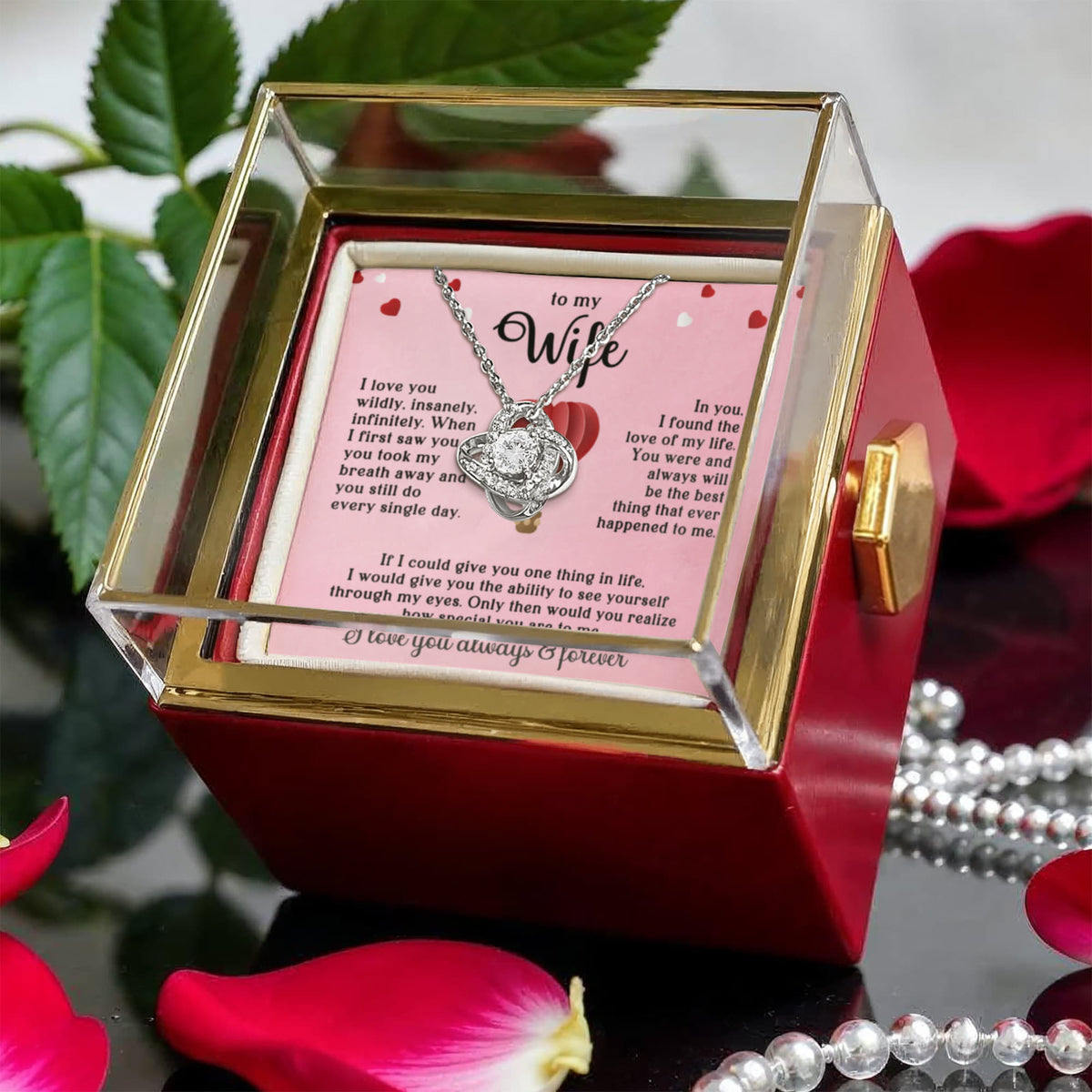 To My Wife | The Eternal Rose Rotating Gift Set