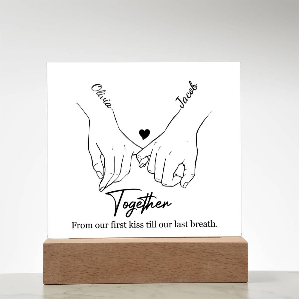 The Love Story Plaque | Couples Edition