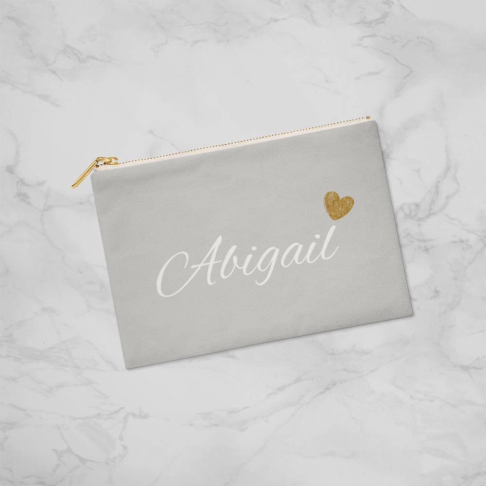 Personalized Bridesmaid Cosmetic Bag