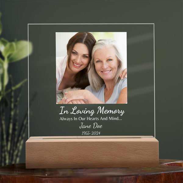 In Loving Memory | Personalized Photo Acrylic Plaque