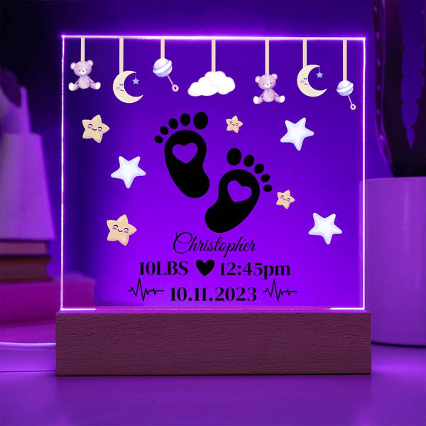 Personalized Baby Boy | Acrylic Plaque