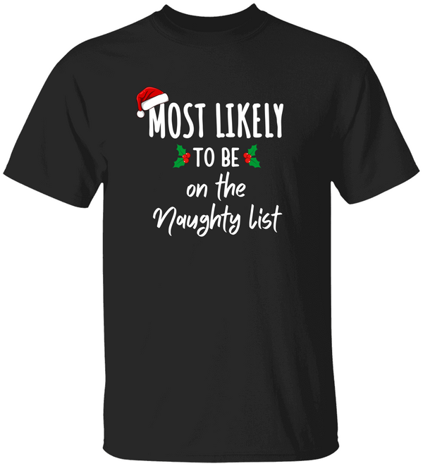 Most Likely To Family Matching Christmas Shirt