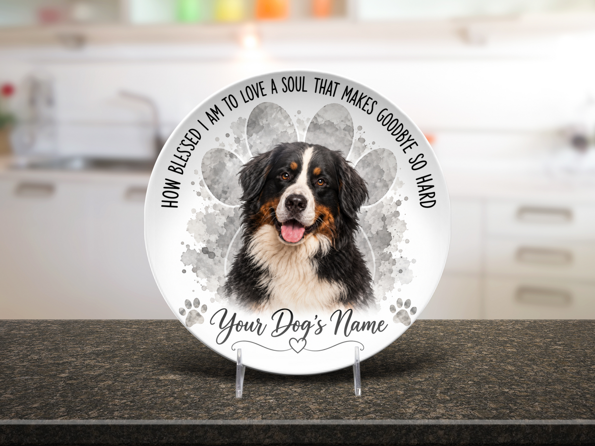 Personalized Pet Memorial Keepsake Plate
