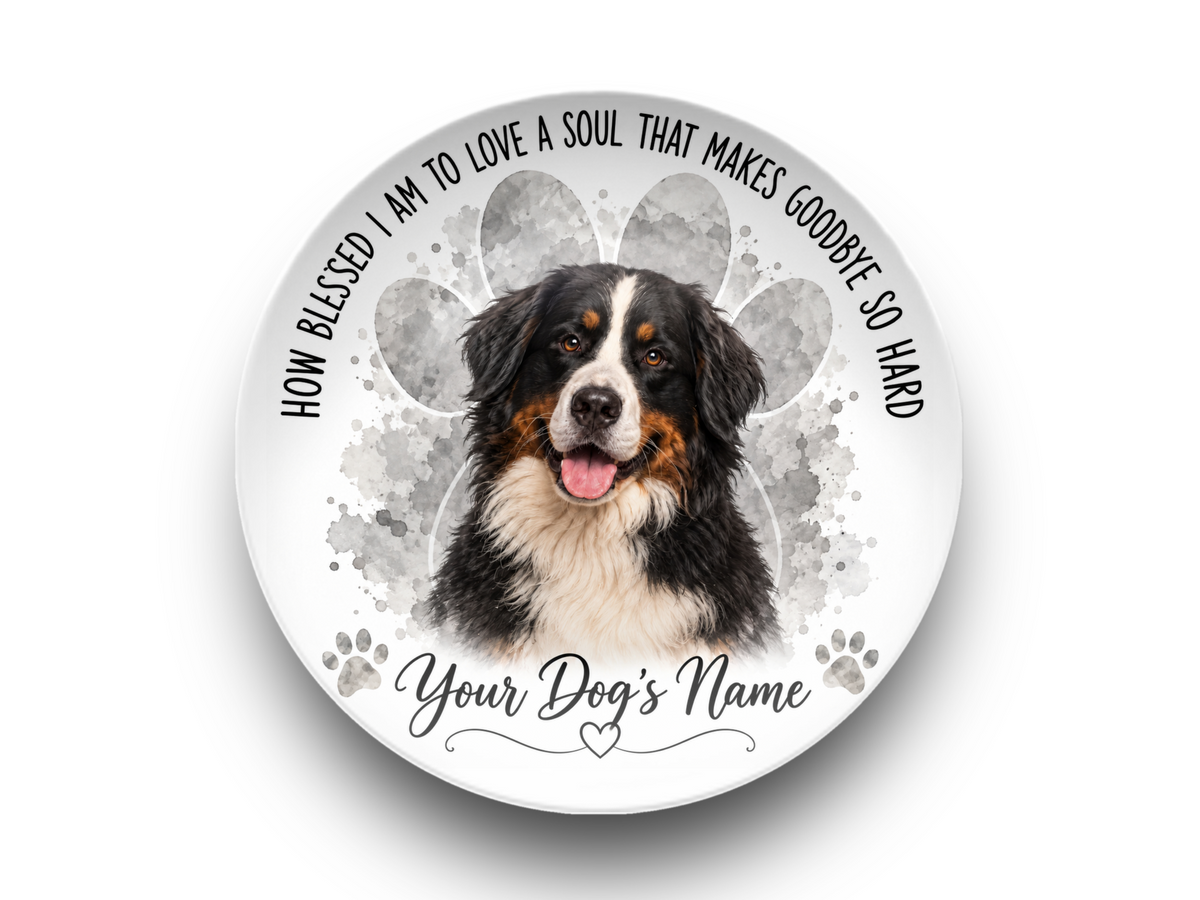 Personalized Pet Memorial Keepsake Plate