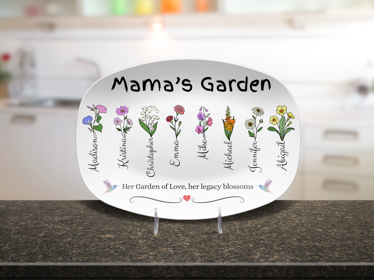 Mama' Garden Platter | Her Garden Of Love
