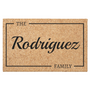 Personalize Family Name Doormat